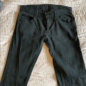 Armani exchange men’s skinny black jeans size 29